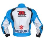 New Handmade SUZUKI GSXR Motorbike Sports and Racing Leather Jacket - Image 2