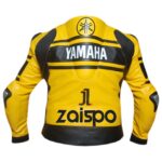Yellow Black Yamaha Motorcycle Racing Speed Hump Jacket - Image 2
