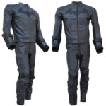 Black Batman Motorcycle Sports Racing Leather Suit
