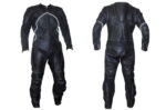 Black Flasher Motorcycle Racing Leather Suit - Image 3