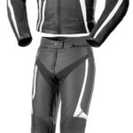 Black Foxton Motorcycle Racing Leather Suit