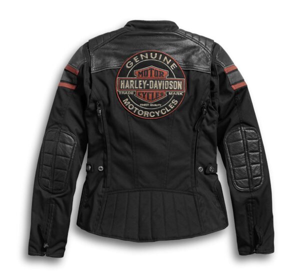 Black Harley Davidson Riding Jacket - Image 2