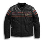 Black Harley Davidson Riding Leather Jacket