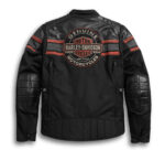 Black Harley Davidson Riding Leather Jacket - Image 2