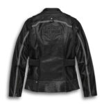 Black Motorcycle Leather Harley Davidson Jacket