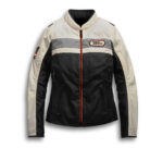 Black and Cream Harley Davidson Jacket