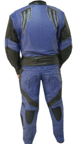 Blue Moon Motorcycle Racing Leather Suit - Image 2