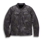Brown Harley Davidson Convertible Leather Jacket - Image 2