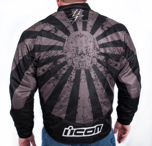 Brown Suzuki Hayabusa Motorcycle Textile Jacket - Image 2