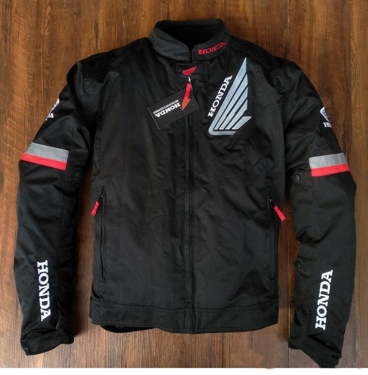 Custom-Honda-Black-And-Red-motorcycle-racing-jacket.jpg Custom Honda Black And Red motorcycle racing jacket - Image 1