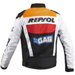 DUHAN Orange And Black Motorcycle Repsol Jacket - Image 2