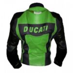 Ducati Corse Black Green Leather Suit - Image 2