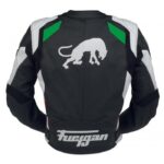 Spyder 2015 Motorbike Racing Leather Green Jacket - Image 3
