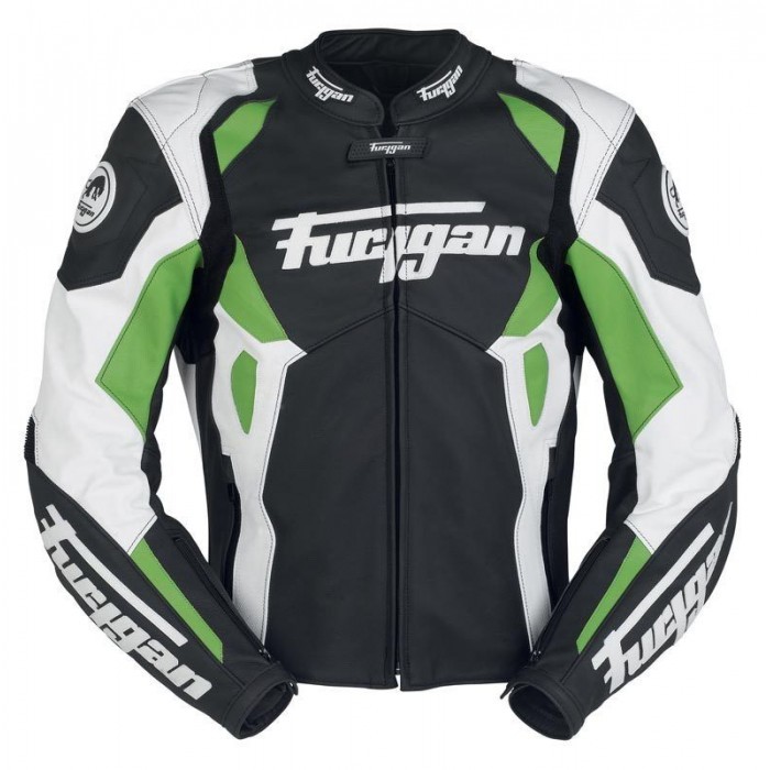 Furygan_Spyder_Motorbike_Racing_Leather_Jacket_Green_Black_F-700x700-1.jpg Spyder 2015 Motorbike Racing Leather Green Jacket - Image 1
