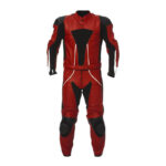 Gladiator Red Motorcycle Leather Racing Suit