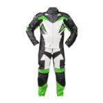 Green Madrid Motorcycle Leather Racing Suit