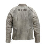 Grey Harley Davidson Motorcycle Leather Jacket