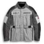 Grey Harley Davidson Waterproof Riding Jacket