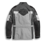 Grey Harley Davidson Waterproof Riding Jacket - Image 2