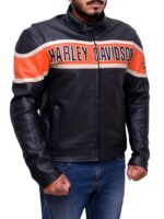 HARLEY DAVIDSON VICTORY LANE LEATHER JACKET - Image 2