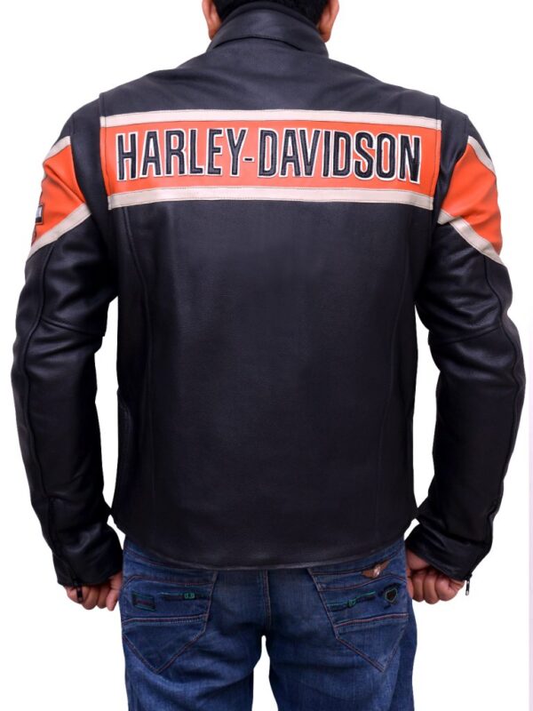HARLEY DAVIDSON VICTORY LANE LEATHER JACKET - Image 5
