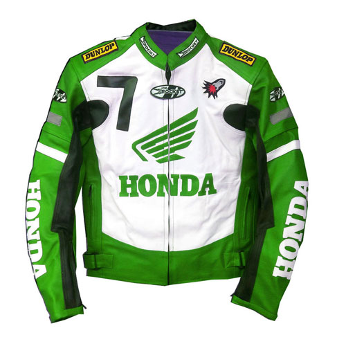 HONDA-7-number-Motorbike-Leather-Jacket.jpg HONDA 7 number Motorbike Leather Jacket - Image 1