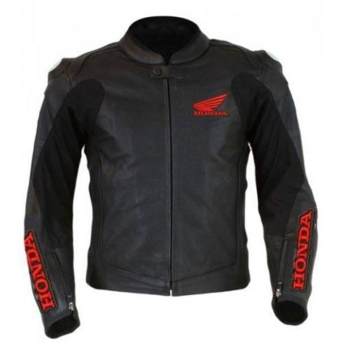 HONDA-MOTORCYCLE-LEATHER-RACING-RED-JACKET.jpg Honda Motorcycle Leather Racing Red Jacket - Image 1