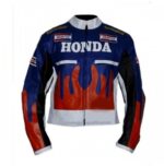 Honda Repsol Motorcycle Rider Racing Leather Jacket