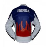Honda Repsol Motorcycle Rider Racing Leather Jacket - Image 2