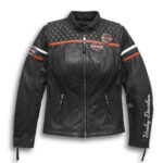 Harley Davidson Black Motorcycle Leather Jacket