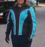 Harley Davidson Blue Black Mesh Riding Jacket - Image 4