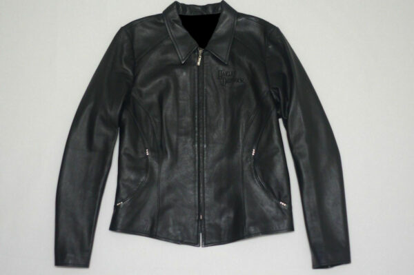Harley Davidson Dazzle Eagle Rhinestone Leather Jacket - Image 2