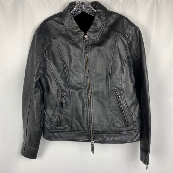 Harley Davidson Distinction Eagle Painted Leather Jacket - Image 4