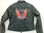 Harley Davidson Distinction Eagle Painted Leather Jacket - Image 3