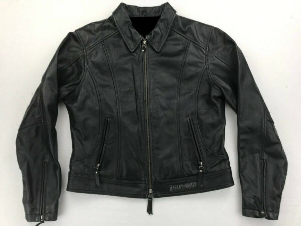 Harley Davidson Distinction Eagle Painted Leather Jacket - Image 2