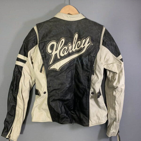 Harley Davidson Dundee Leather Riding Jacket - Image 2