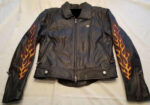 Harley Davidson Flame II Ride Free Leather Jacket - Image 2