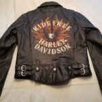 Harley Davidson Flame II Ride Free Leather Jacket