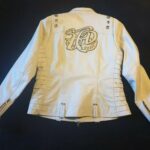 Harley Davidson Iron White Motorcycle Leather Jacket
