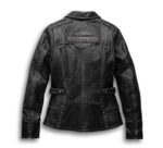Harley Davidson Motorcycle Black Leather Jacket