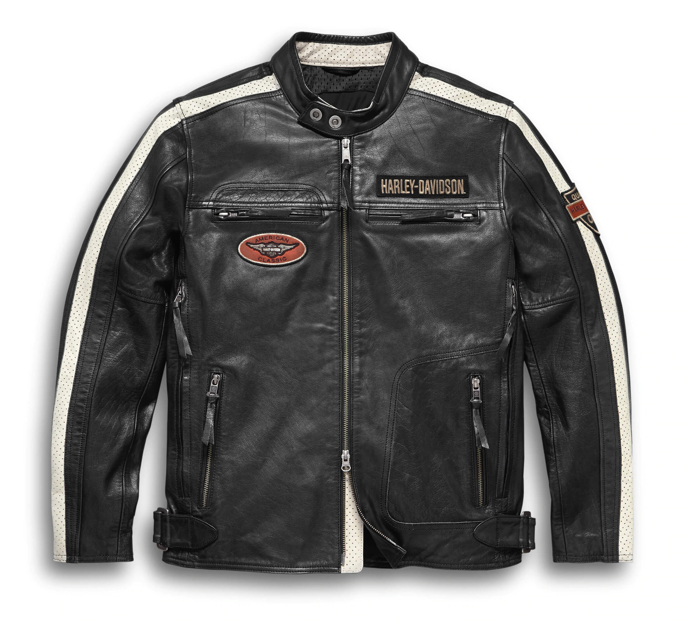 Harley-Davidson-Motorcycle-Command-Leather-Jacket-1.jpg Harley Davidson Motorcycle Command Leather Jacket - Image 1