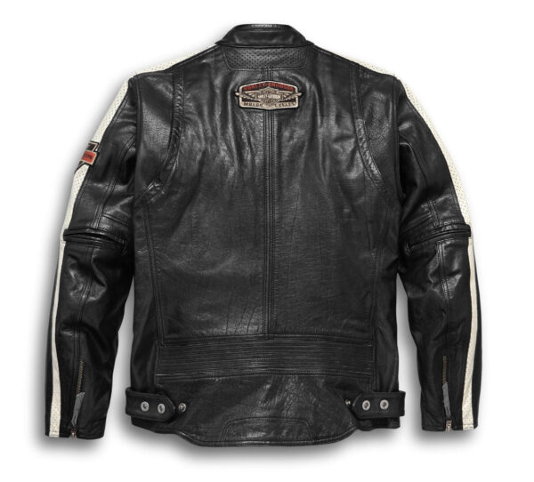 Harley Davidson Motorcycle Command Leather Jacket - Image 2