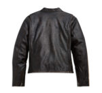 Harley Davidson Motorcycle Sleeve Stripe Leather Jacket - Image 2