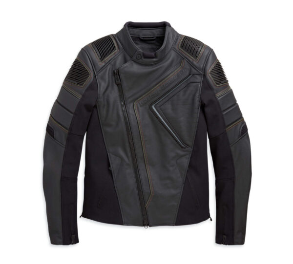 Harley Davidson Motorcycle Watt Leather Jacket - Image 2