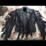 Harley Davidson Patch Black Fringe Leather Jacket - Image 2
