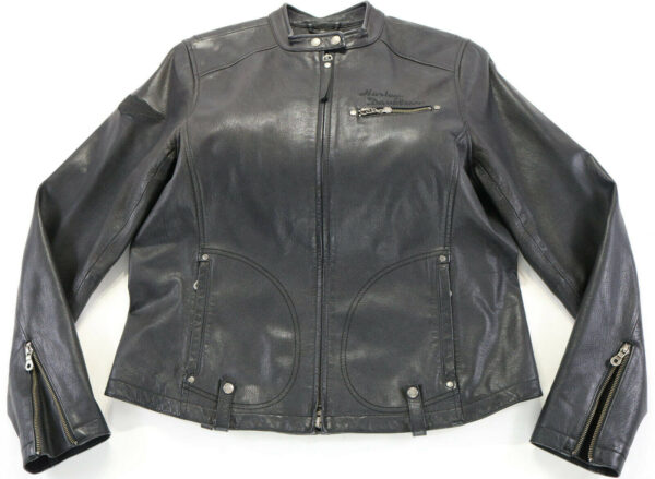 Harley Davidson Shadow City Eagle Leather Jacket - Image 4