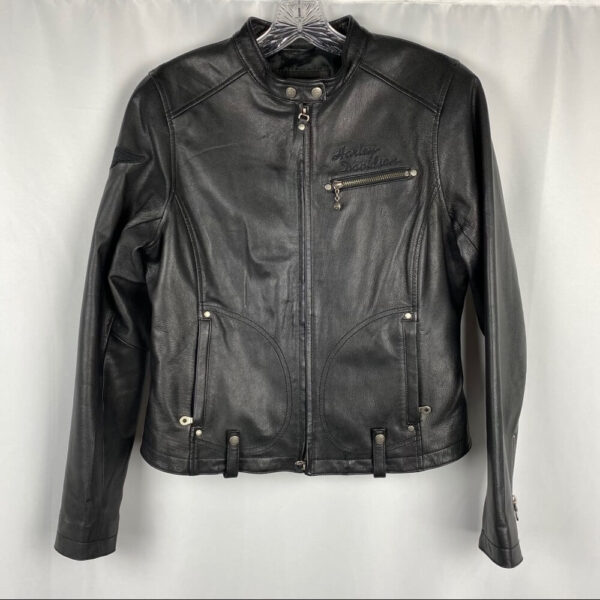 Harley Davidson Shadow City Eagle Leather Jacket - Image 2