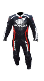 Honda Motorcycle Racing Sports Leather Suit