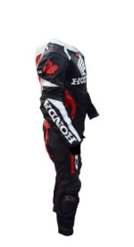 Honda Motorcycle Racing Sports Leather Suit - Image 3