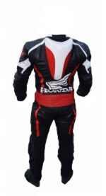Honda Motorcycle Racing Sports Leather Suit - Image 2